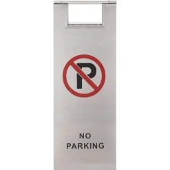 vidaXL Waarschuwingsbord niet parkeren inklapbaar roestvrij staal