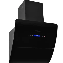 vidaXL Wandafzuigkap 756 m³/u 60 cm roestvrij staal zwart