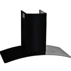 vidaXL Wandafzuigkap 756 m³/u 90 cm roestvrij staal zwart