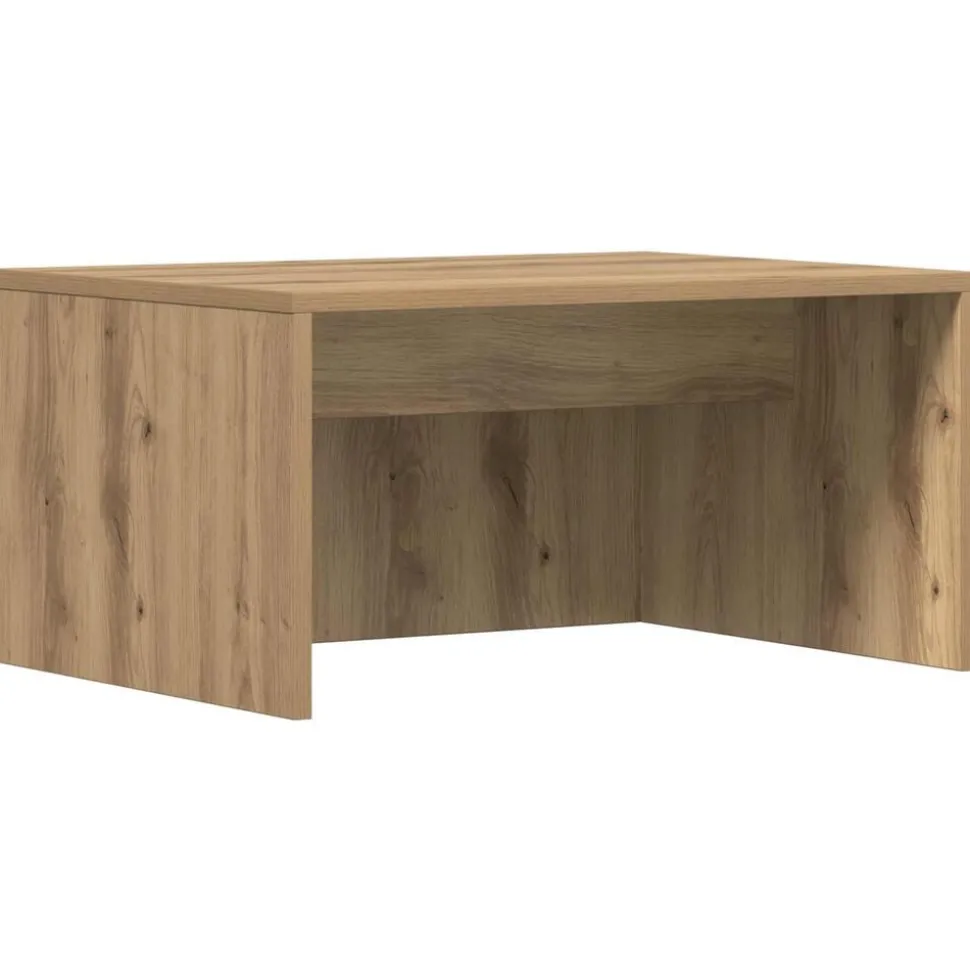 vidaXL Wandbureau Artisan Eiken 60 x 45 x 30 cm Bewerkt hout