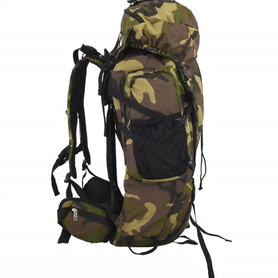 vidaXL Wandelrugzak 60 L camouflage oxford stof groen