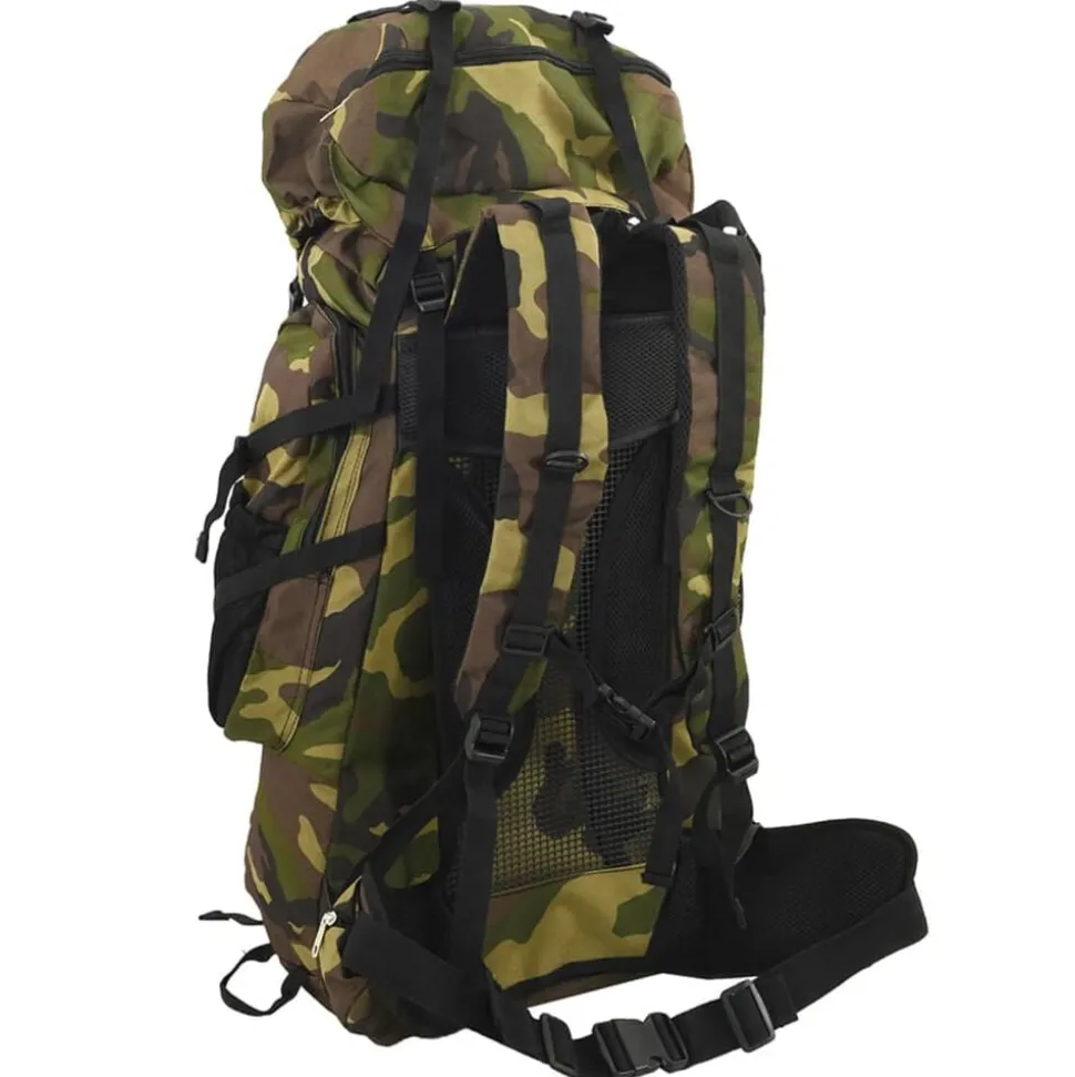 vidaXL Wandelrugzak 60 L camouflage oxford stof groen