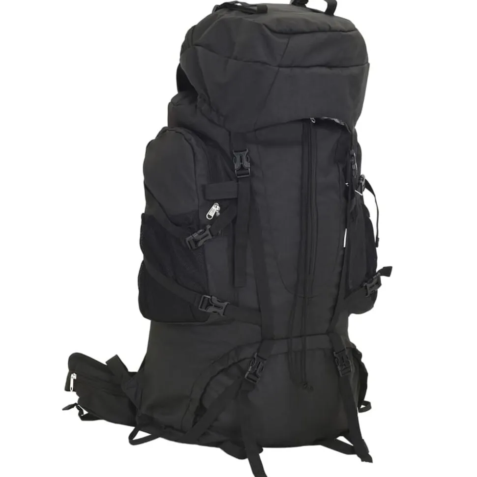 vidaXL Wandelrugzak 60 L oxford stof zwart