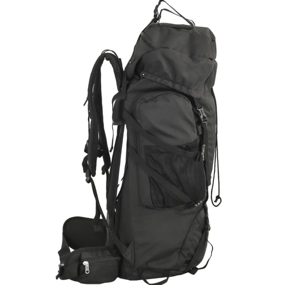 vidaXL Wandelrugzak 60 L oxford stof zwart