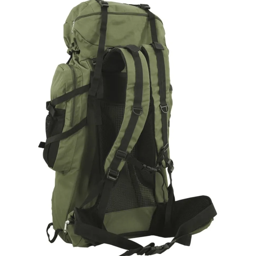 vidaXL Wandelrugzak 60 L oxford stof legergroen