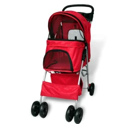 vidaXL Wandelwagen voor hond rood