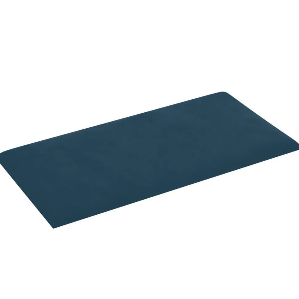 vidaXL Wandhoofdbord 12 pcs Blauw 30 x 15 cm Fluweel