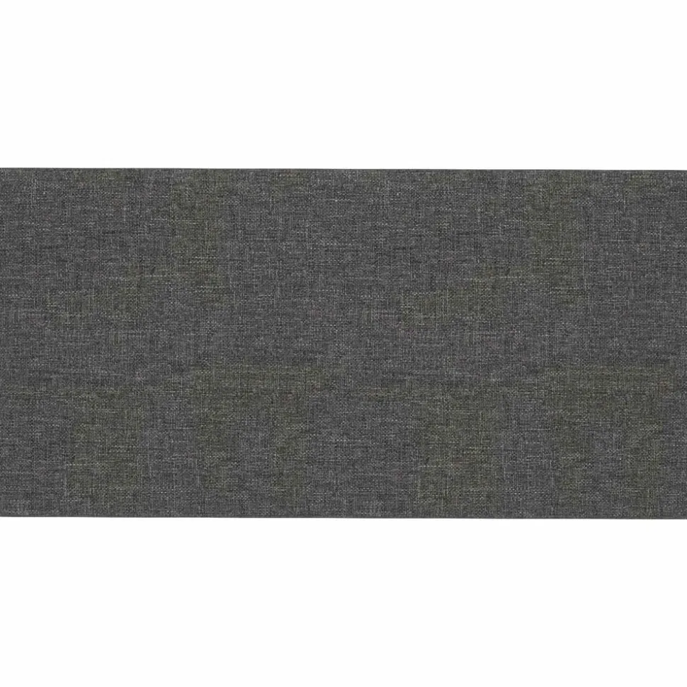 vidaXL Wandhoofdbord 12 pcs Donkergrijs 30 x 15 cm Stof