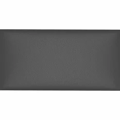 vidaXL Wandhoofdbord 12 pcs Grijs 30 x 15 cm Stof