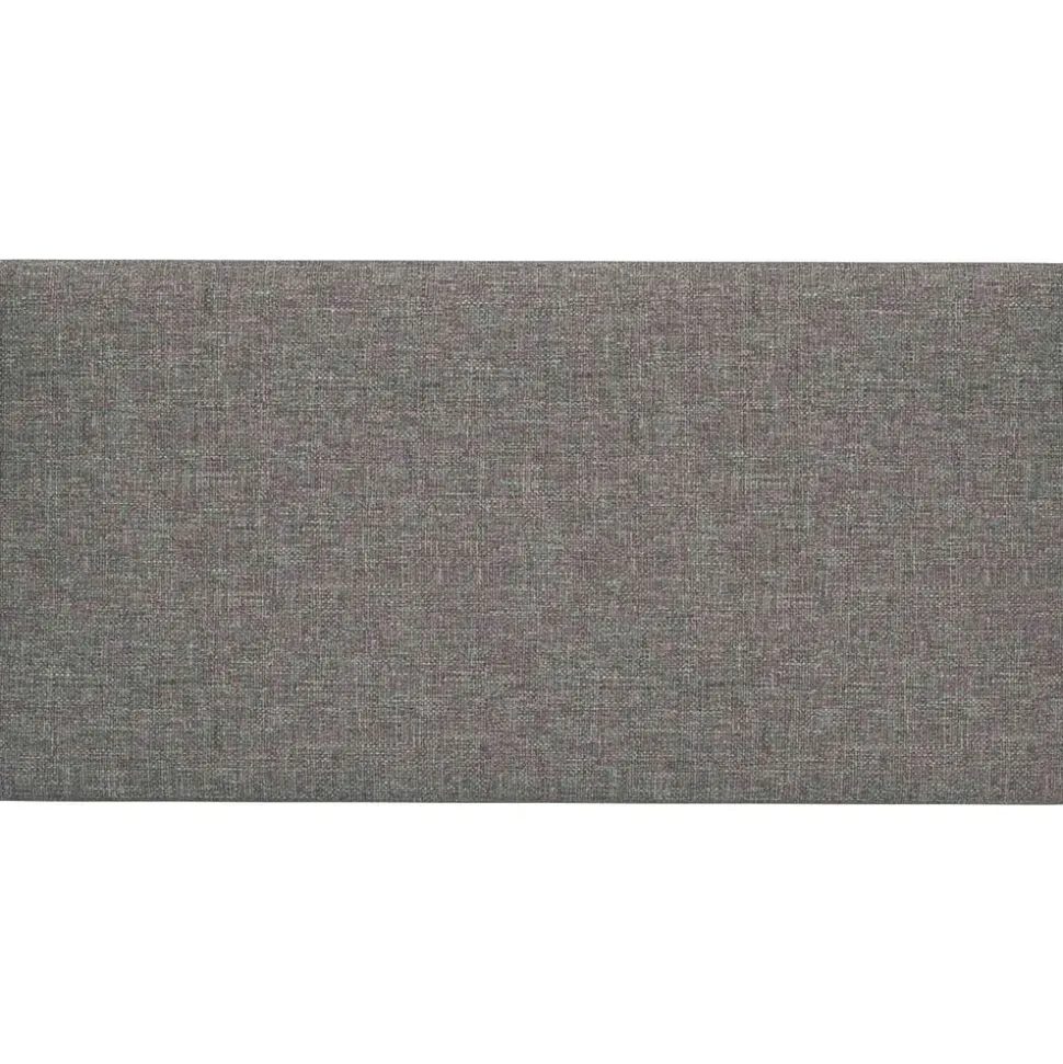vidaXL Wandhoofdbord 12 pcs Lichtgrijs 30 x 15 cm Stof