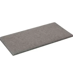 vidaXL Wandhoofdbord 12 pcs Lichtgrijs 30 x 15 cm Stof