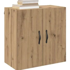 vidaXL Wandkast Artisan Eiken 60 x 31 x 60 cm Bewerkt hout
