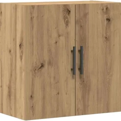 vidaXL Wandkast Artisan Eiken 60 x 31,5 x 60 cm Bewerkt hout
