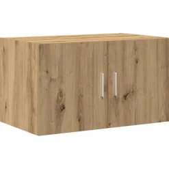 vidaXL Wandkast artisanaal eikenkleurig 70 x 42.5 x 40 cm Bewerkt hout