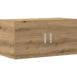 vidaXL Wandkast 80x39x40 cm bewerkt hout artisanaal eikenkleurig