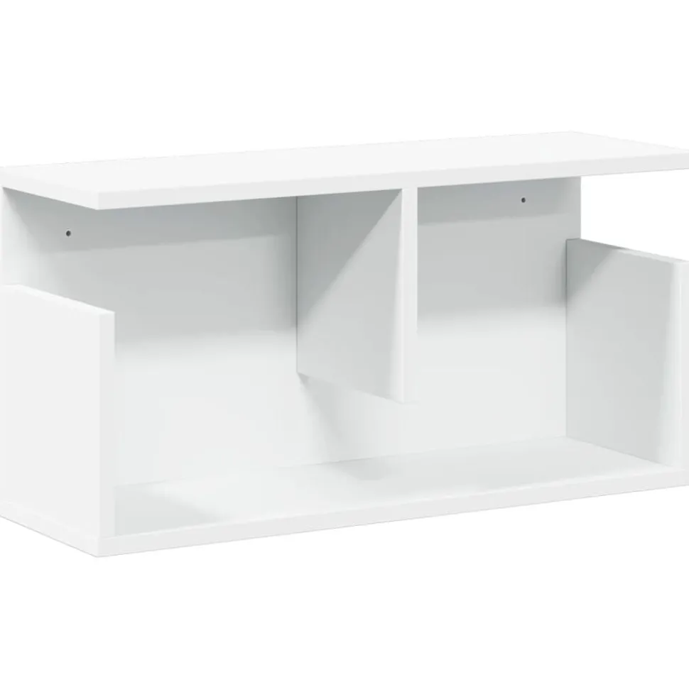vidaXL Wandkast 60x20x30 cm bewerkt hout wit