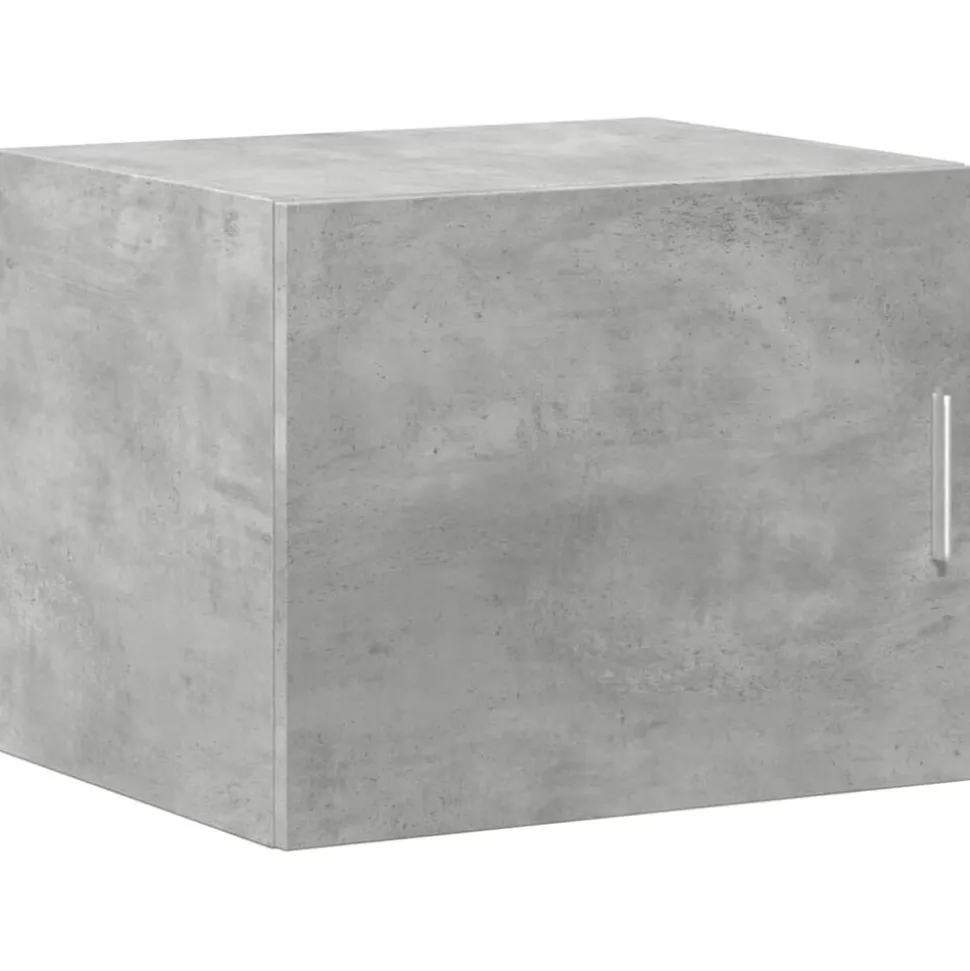 vidaXL Wandkast 50x42,5x40 cm bewerkt hout betongrijs