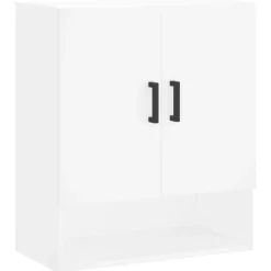 vidaXL Wandkast 60x31x70 cm bewerkt hout wit