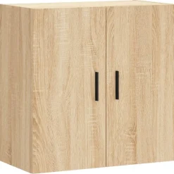vidaXL Wandkast 60x31x60 cm bewerkt hout sonoma eikenkleurig