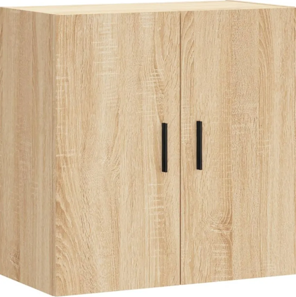 vidaXL Wandkast 60x31x60 cm bewerkt hout sonoma eikenkleurig
