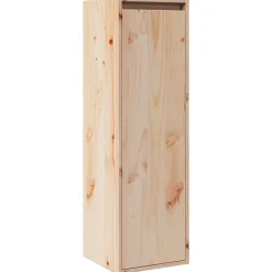 vidaXL Wandkast 30x30x100 cm massief grenenhout
