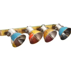 vidaXL Wandlamp industrieel E27 90x25 cm meerkleurig
