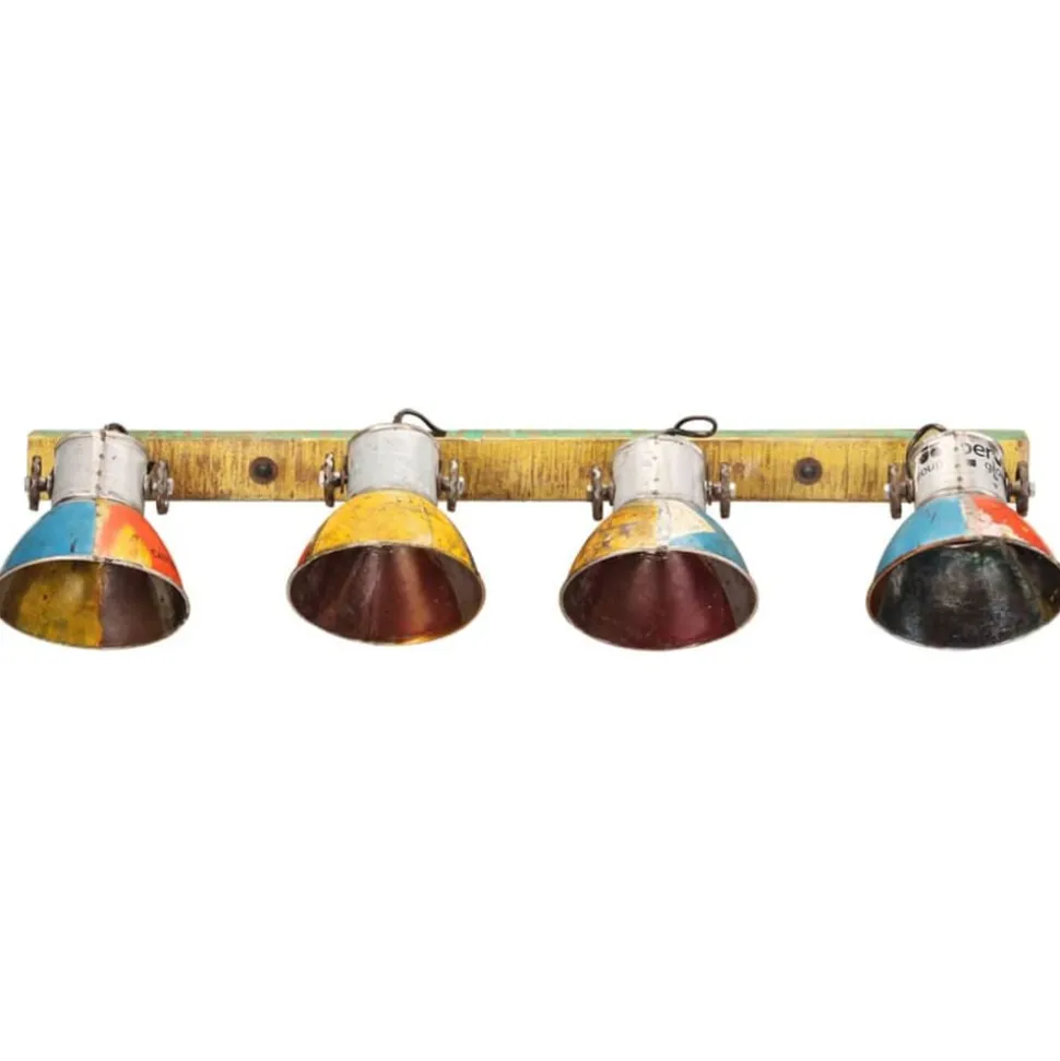 vidaXL Wandlamp industrieel E27 90x25 cm meerkleurig
