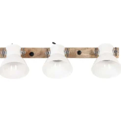 vidaXL Wandlamp industrieel E27 65x25 cm wit