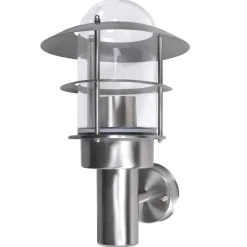 vidaXL Wandlamp roestvrijstaal
