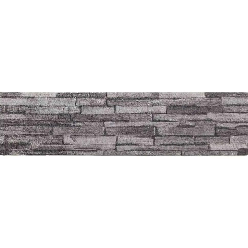 vidaXL Wandpanelen 10 pcs Antraciet 100 x 25 cm EPS-schuim