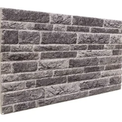 vidaXL Wandpanelen 10 pcs Antracietkleurig 100 x 50 cm EPS-schuim