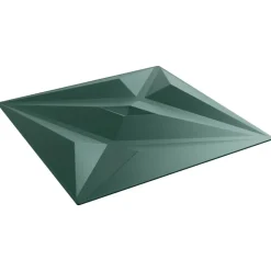 vidaXL Wandpanelen Ster 12 pcs Ster Groen 50 x 50 cm XPS Schuim