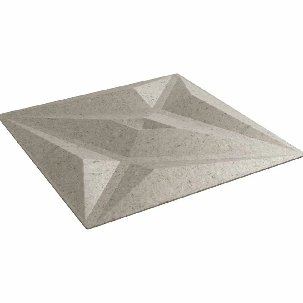 vidaXL Wandpanelen Ster 48 pcs Ster Beton 50 x 50 cm XPS Schuim
