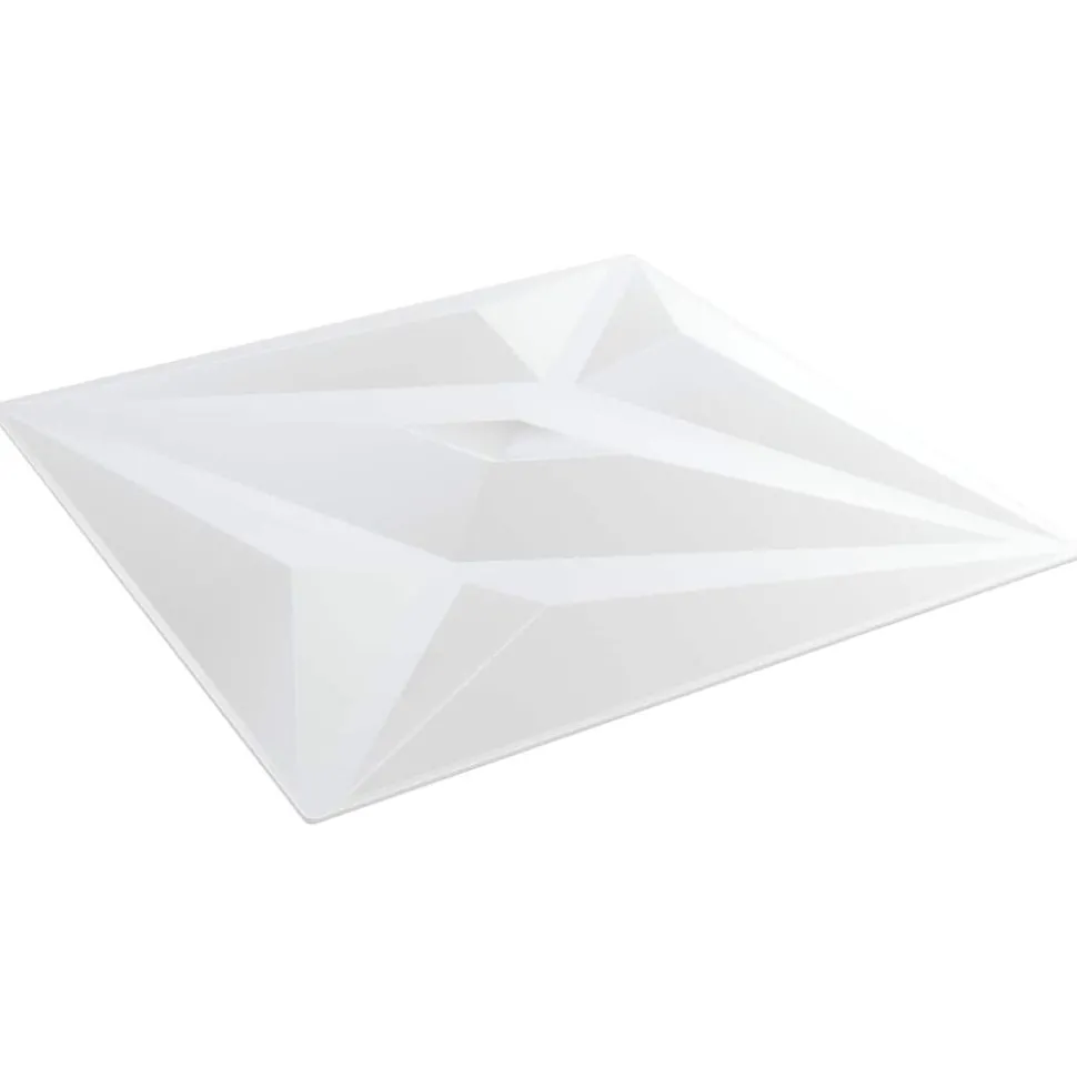 vidaXL Wandpanelen Ster 12 pcs Witte Ster 50 x 50 cm XPS Schuim