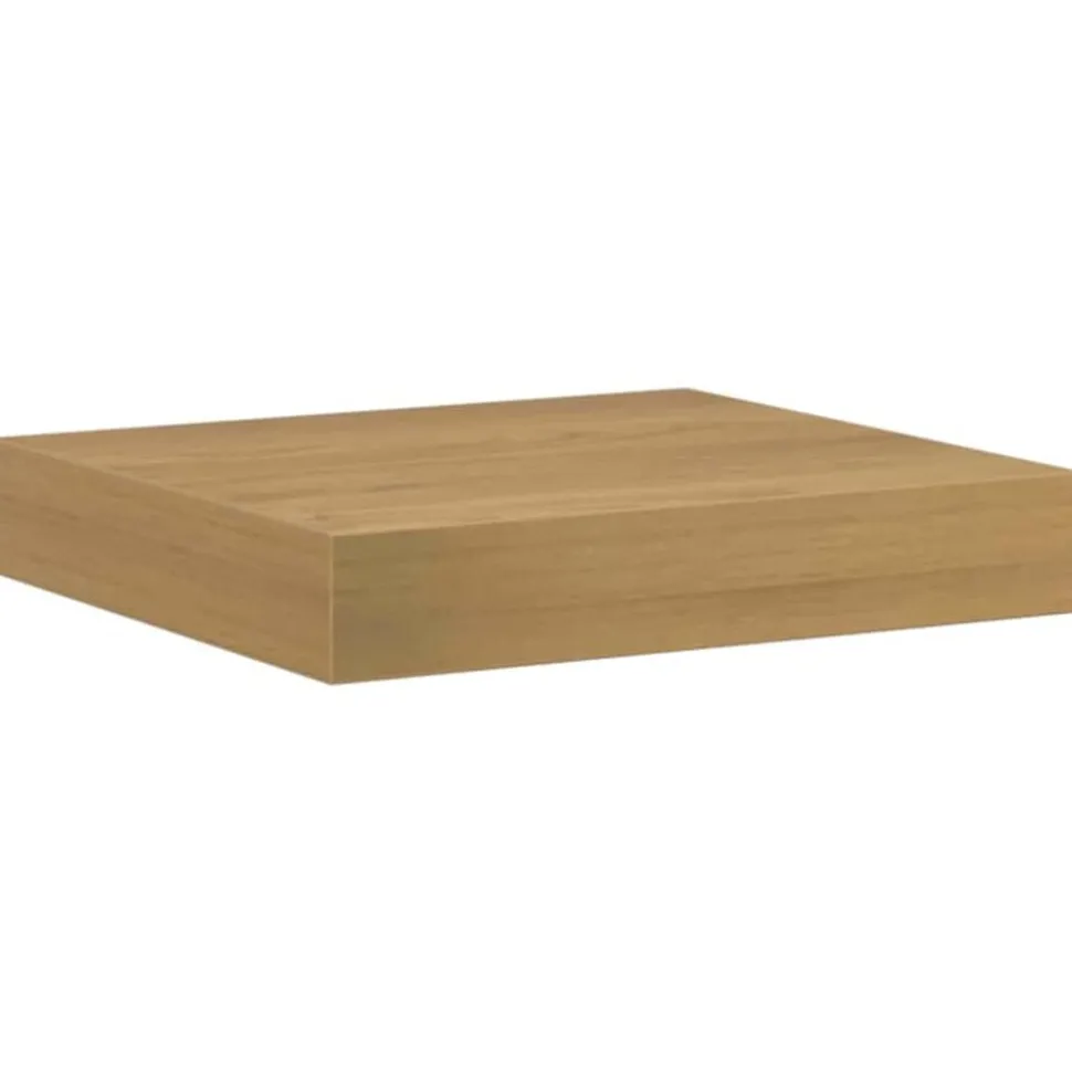 vidaXL Wandplank Wandgemonteerd Bruin 23 x 23,5 x 4 cm Bewerkt hout