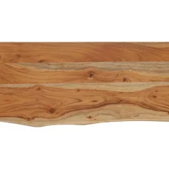 vidaXL Wandschap rechthoekig natuurlijke rand 40x20x2,5 cm acaciahout