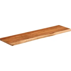 vidaXL Wandschap rechthoekig natuurlijke rand 40x20x2,5 cm acaciahout