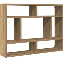 vidaXL Wandschap 75x16x55 cm bewerkt hout artisanaal eikenkleur