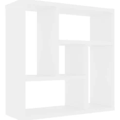 vidaXL Wandschap 45,1x16x45,1 cm bewerkt hout wit