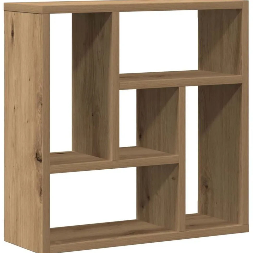 vidaXL Wandschap 45x16x45 cm bewerkt hout artisanaal eikenkleurig