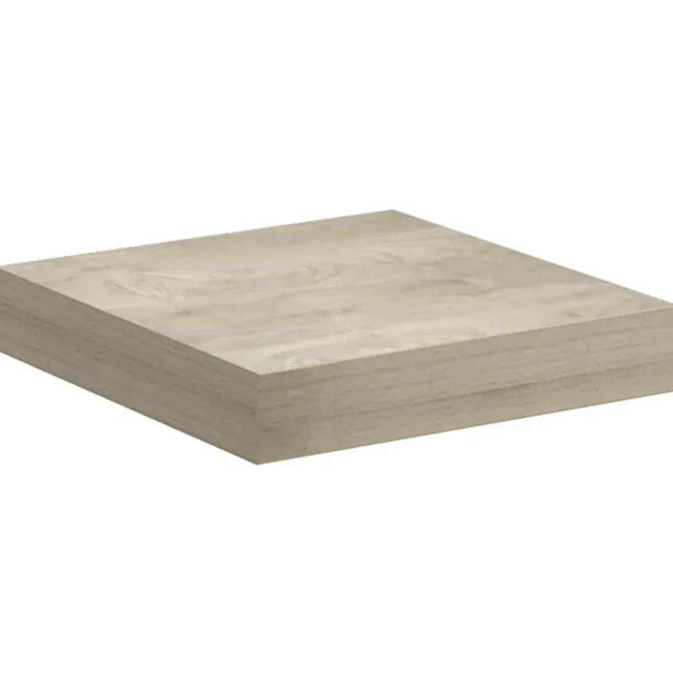 vidaXL Wandschap zwevend 23x23,5x3,8 cm MDF eikenkleur