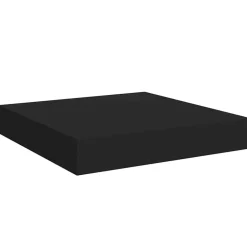 vidaXL Wandschap zwevend 23x23,5x3,8 cm MDF zwart