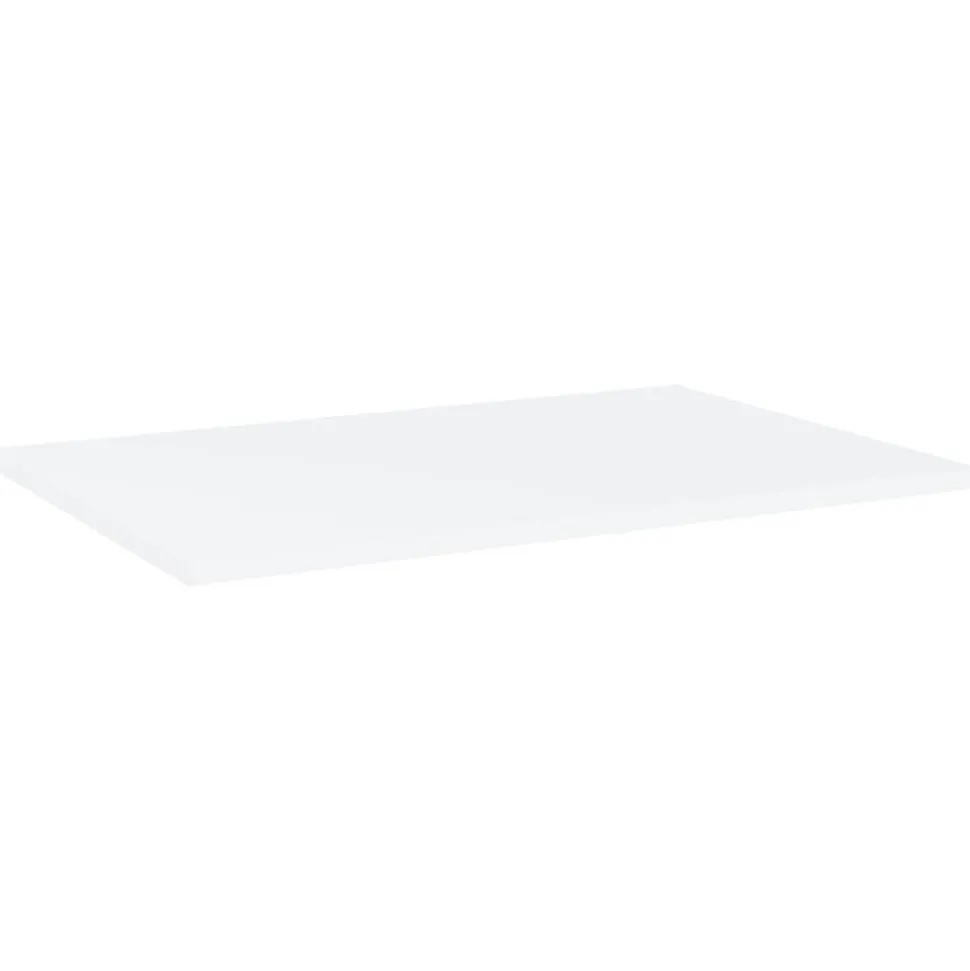 vidaXL Wandschappen 4 st 60x40x1,5 cm bewerkt hout wit