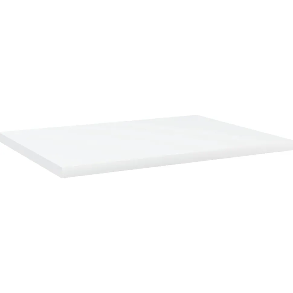 vidaXL Wandschappen 4 st 40x30x1,5 cm bewerkt hout wit