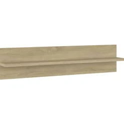 vidaXL Wandschappen 2 st 80x11,5x18cm bewerkt hout sonoma eikenkleurig