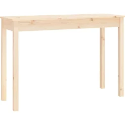 vidaXL Wandtafel 110x40x75 cm massief grenenhout