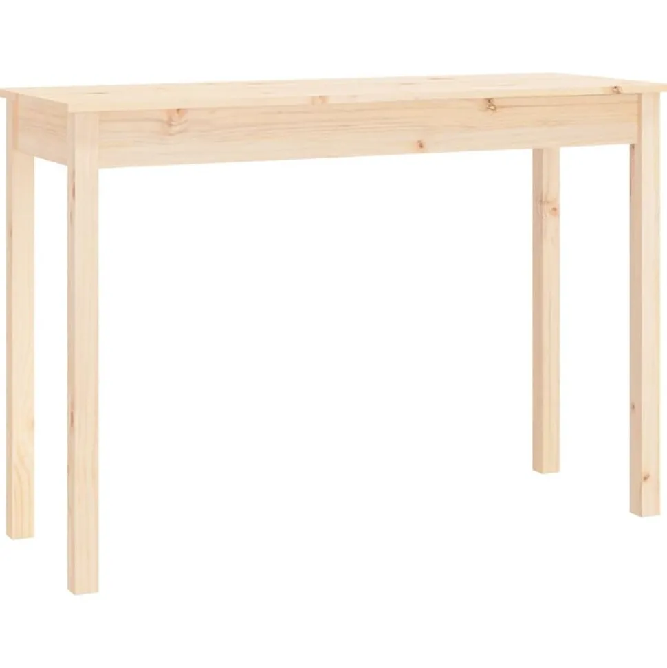 vidaXL Wandtafel 110x40x75 cm massief grenenhout