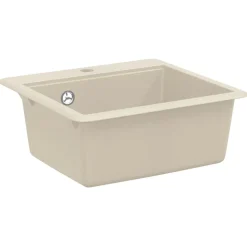 vidaXL Wasbak Beige 470 x 440 mm Graniet