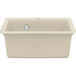 vidaXL Wasbak Beige 470 x 440 mm Graniet