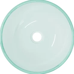 vidaXL Wasbak 35x12 cm gehard glas mat
